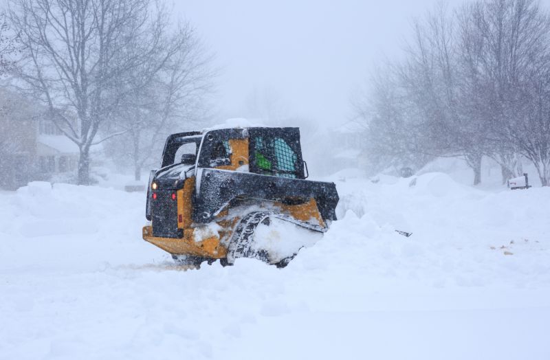 Tree Removal Equipment in Winter